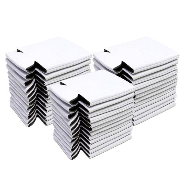 30 pieces beer can coolers sleeves soft insulated reusable white 
30 pieces beer can coolers sleeves soft insulated reusable white