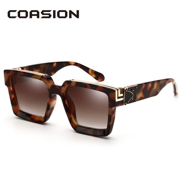 coasion 2020 square sunglasses men women thick frame glasses mens uv400 male celebrity ca1399, White;black
coasion 2020 square sunglasses men women thick frame glasses mens uv400 male celebrity ca1399, White;black