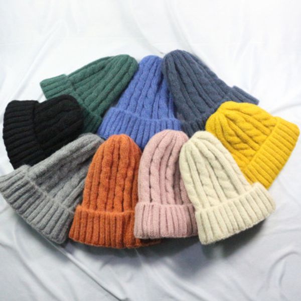 women luxury winter hat candy colors hats thick warm bonnet beanie soft knitted beanies cotton twist pattern caps 58cm
women luxury winter hat candy colors hats thick warm bonnet beanie soft knitted beanies cotton twist pattern caps 58cm