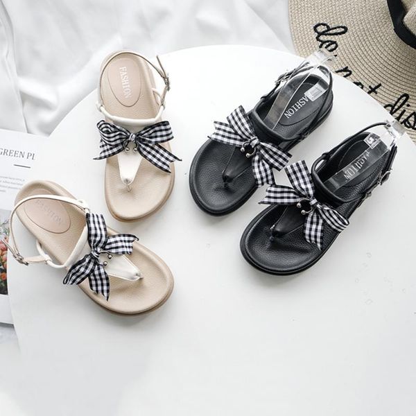 dress shoes sandal female fairy wind 2021 summer bowknot flat rome joker korean version slippers, Black
dress shoes sandal female fairy wind 2021 summer bowknot flat rome joker korean version slippers, Black