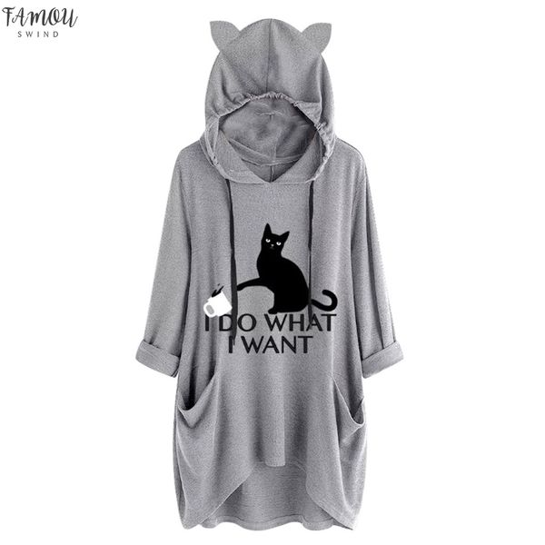 autumn winter tunic shirt women casual print cat hooded blouse long sleeves pocket irregular fashion new femme 2020 new, White
autumn winter tunic shirt women casual print cat hooded blouse long sleeves pocket irregular fashion new femme 2020 new, White