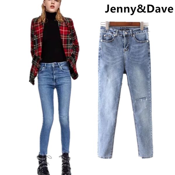 jenny&dave jeans women high street soft elastic jeans super skinny simple sky blue pencil washed for women plus size 0825
jenny&dave jeans women high street soft elastic jeans super skinny simple sky blue pencil washed for women plus size 0825
