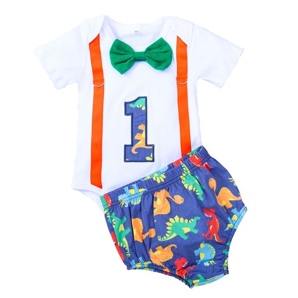 My First Birthday Clothes Infant Newborn Baby Boy Short Sleeve Bow Tie One-year-old Birthday Letter Cartoon Dinosaur Short Pants
My First Birthday Clothes Infant Newborn Baby Boy Short Sleeve Bow Tie One-year-old Birthday Letter Cartoon Dinosaur Short Pants