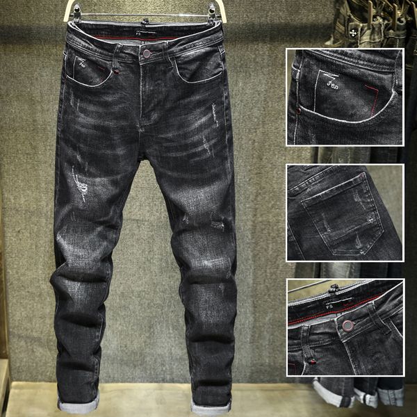 new mens jeans skinny black jeans men trousers embroidery winter pants hip hop streetwear spring autumn 99.2% cotton elastic, Blue
new mens jeans skinny black jeans men trousers embroidery winter pants hip hop streetwear spring autumn 99.2% cotton elastic, Blue