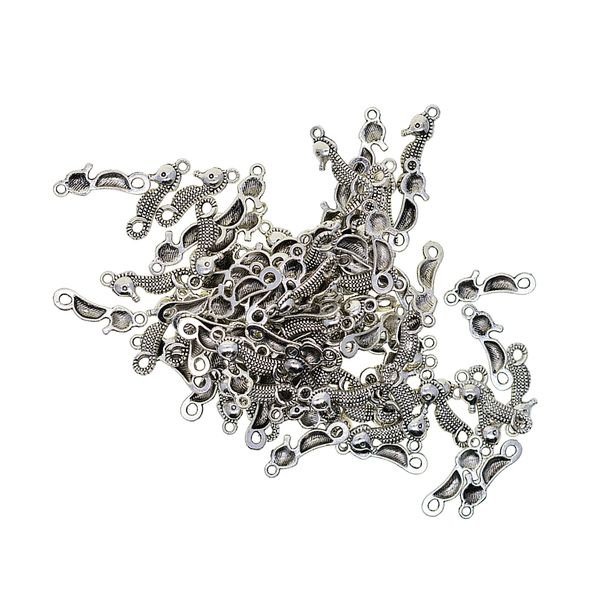 100 pieces antique tibetan silver cute sea horse necklace pendants bases diy jewelry findings making accessories, Black
100 pieces antique tibetan silver cute sea horse necklace pendants bases diy jewelry findings making accessories, Black