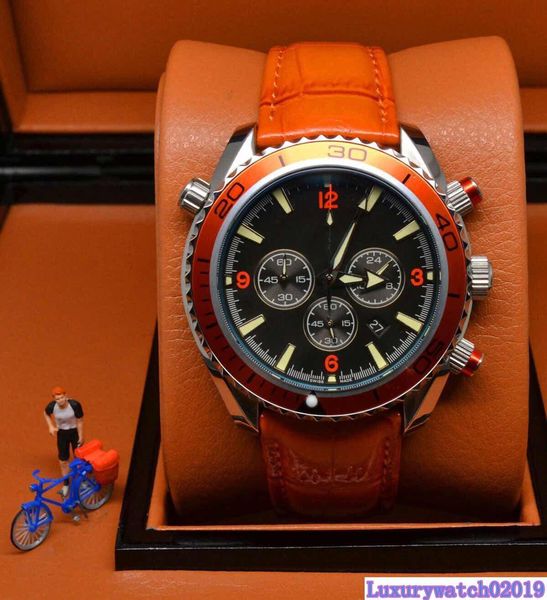 sports chronograph limited watch professional planet ocean co-axial dive wristwatch folding clasp men watches, Slivery;brown
sports chronograph limited watch professional planet ocean co-axial dive wristwatch folding clasp men watches, Slivery;brown
