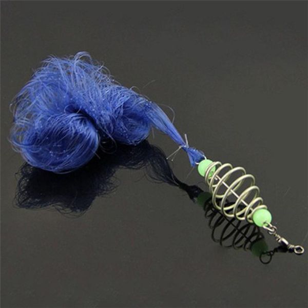 6 size fishing net trap luminous bead copper spring shoal netting fishnet tackle