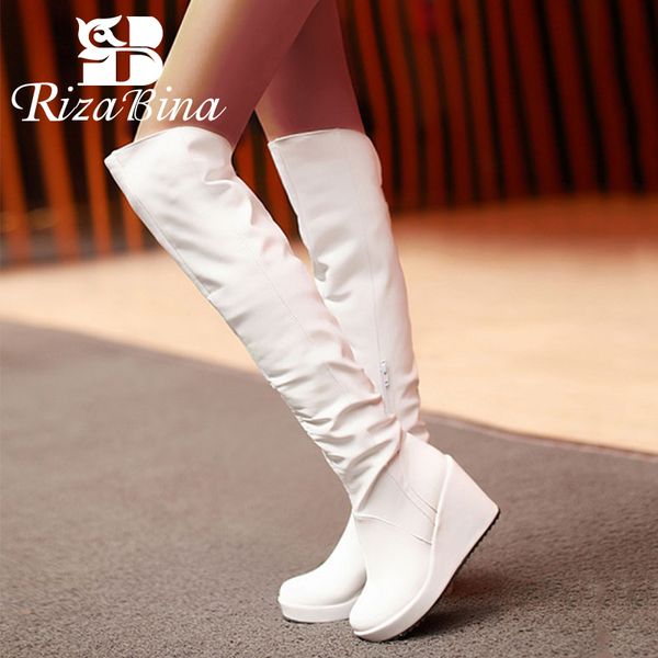 rizabina fashion office lady boots over the knee warm fur shoes women winter high wedges boots party shoe size 34-39 t200425, Black
rizabina fashion office lady boots over the knee warm fur shoes women winter high wedges boots party shoe size 34-39 t200425, Black