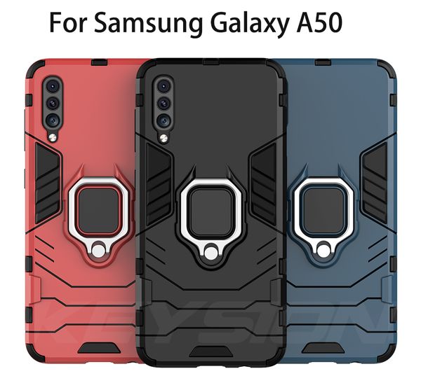 

Ударопрочный Доспех чехол для Samsung Galaxy A30 A20 A10 A50s A30s Стенд кольцо телефона Чехол дл