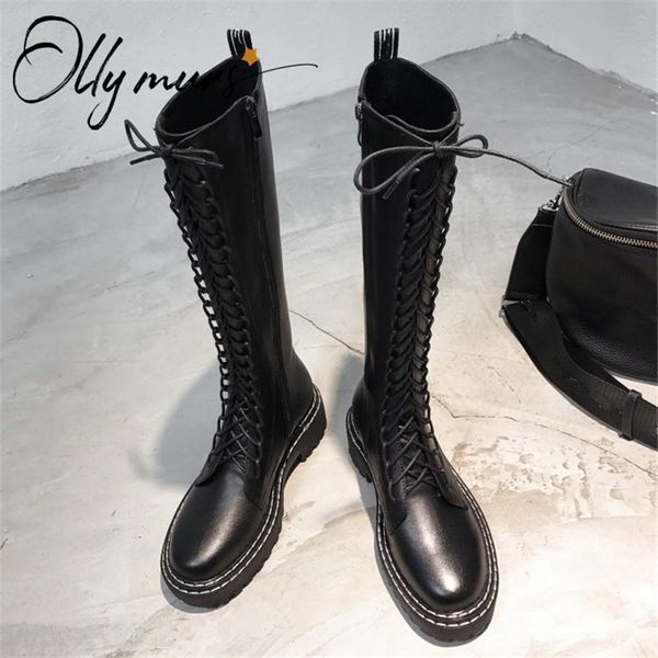 ollymurs new fashion black women knee high boots pointed toe side zip thick mid heel women winter warm boots shoes woman
ollymurs new fashion black women knee high boots pointed toe side zip thick mid heel women winter warm boots shoes woman