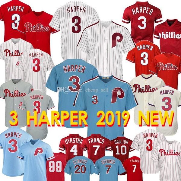 3 Bryce jersey 99 Williams 7 Franco 10 Daulton shirt High-quality Baseball Jersey 2019 New
3 Bryce jersey 99 Williams 7 Franco 10 Daulton shirt High-quality Baseball Jersey 2019 New