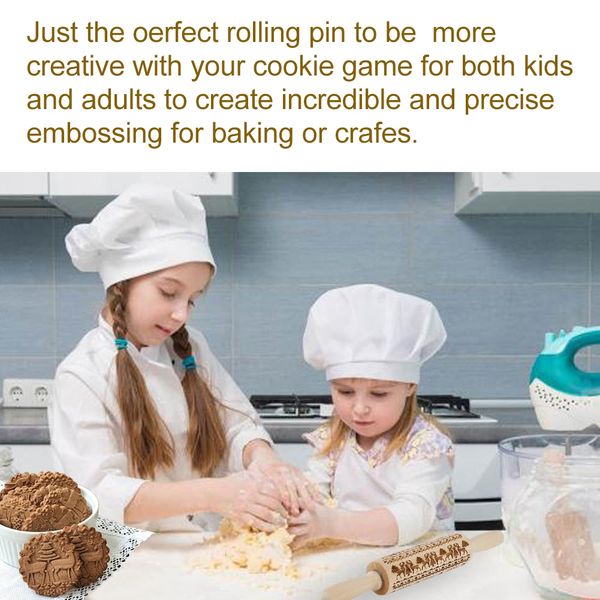 35/43*5cm christmas rolling pin wood baking cookies noodle biscuit fondant cake dough engraved roller reindeer snowflake cooking
35/43*5cm christmas rolling pin wood baking cookies noodle biscuit fondant cake dough engraved roller reindeer snowflake cooking
