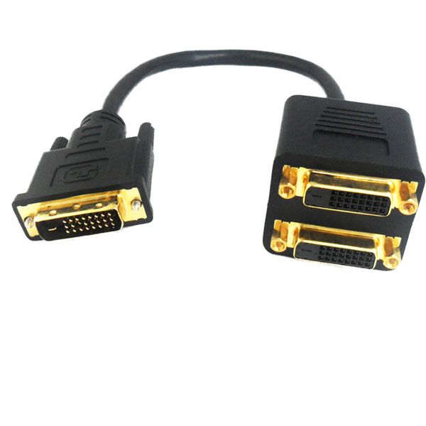 dvi 1 to 2 hd dvi splitter screen adapter data transfer power cable hdmi/vga/dvi interface black
dvi 1 to 2 hd dvi splitter screen adapter data transfer power cable hdmi/vga/dvi interface black