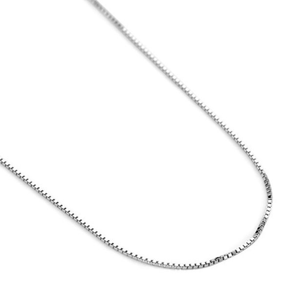 omhxzj wholesale personality fashion ol woman girl party gift white 1mm box chain s925 sterling silver chain necklace nc170
omhxzj wholesale personality fashion ol woman girl party gift white 1mm box chain s925 sterling silver chain necklace nc170