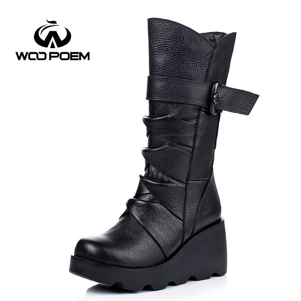 2017 new winter shoes women cow leather breathable shoes high heel mid-calf boots genuine leather women boots, Black
2017 new winter shoes women cow leather breathable shoes high heel mid-calf boots genuine leather women boots, Black