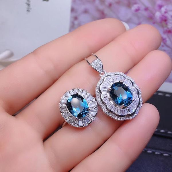 natural blue z gem s925 silver ring pendant earrings natural gemstone jewelry retro round sun flower girl gift jewelry, Black
natural blue z gem s925 silver ring pendant earrings natural gemstone jewelry retro round sun flower girl gift jewelry, Black
