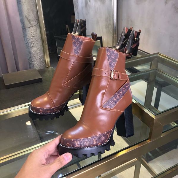 2019 winter new counters authentic female boots waterproof platform thick with high-heeled martin boots women's boots
2019 winter new counters authentic female boots waterproof platform thick with high-heeled martin boots women's boots
