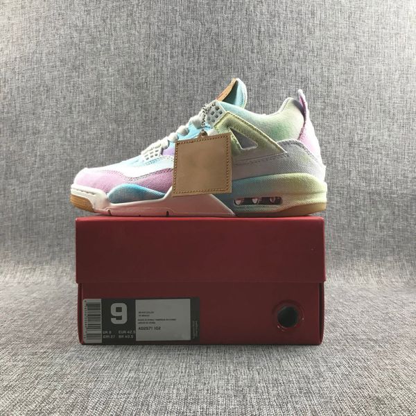 2019 new arrival jumpman levi nrg 4 4s basketball shoes mens multicolor rainbow denim jeans sports sneakers with box size 40-46, White;red
2019 new arrival jumpman levi nrg 4 4s basketball shoes mens multicolor rainbow denim jeans sports sneakers with box size 40-46, White;red
