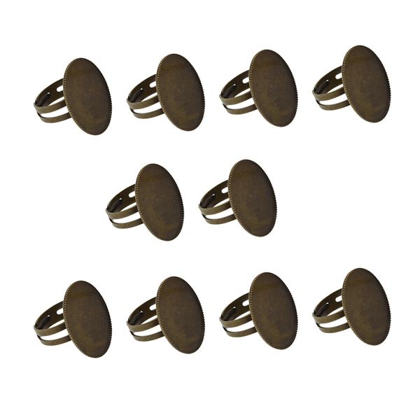 10 pieces blank oval shape cabochon charms beads bezel tray base settings adjustable ring jewelry making accessories
10 pieces blank oval shape cabochon charms beads bezel tray base settings adjustable ring jewelry making accessories