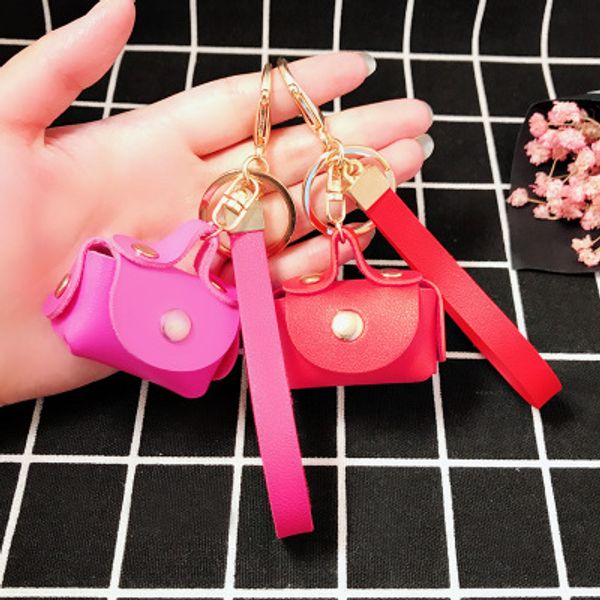 new cute girls mini leather handbags keychain women bag gold charm keychain female bag car key holder trinket jewelry party gift, Silver
new cute girls mini leather handbags keychain women bag gold charm keychain female bag car key holder trinket jewelry party gift, Silver