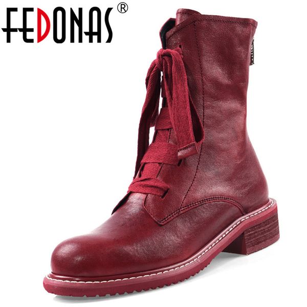 fedonas new warm comfortable sheepskin women ankle boots cross tied zipper platform short boots winter casual party shoes woman, Black
fedonas new warm comfortable sheepskin women ankle boots cross tied zipper platform short boots winter casual party shoes woman, Black