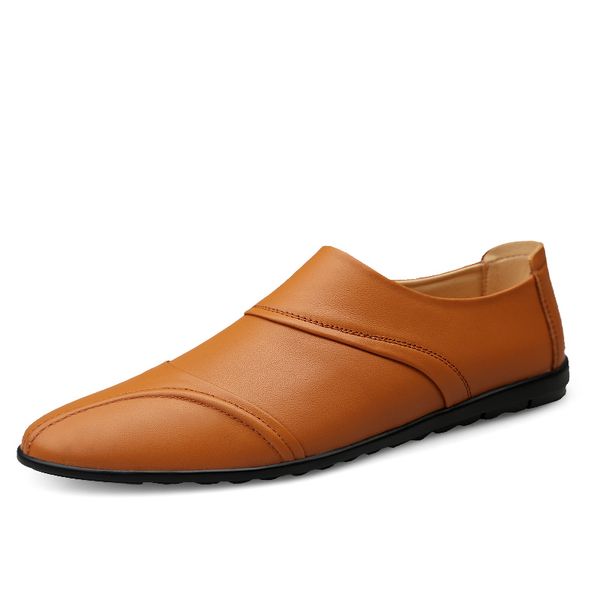 men flat casaul leather shoes slip on comfortable man fashion luxury walking shoes soft autumn male fashion driving sneakers, Black
men flat casaul leather shoes slip on comfortable man fashion luxury walking shoes soft autumn male fashion driving sneakers, Black