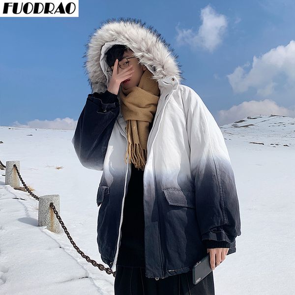 fuodrao thick winter jacket men oversize streetwear fur collar hooded parka man harajuku japanese tie dye jacket j205, Black
fuodrao thick winter jacket men oversize streetwear fur collar hooded parka man harajuku japanese tie dye jacket j205, Black