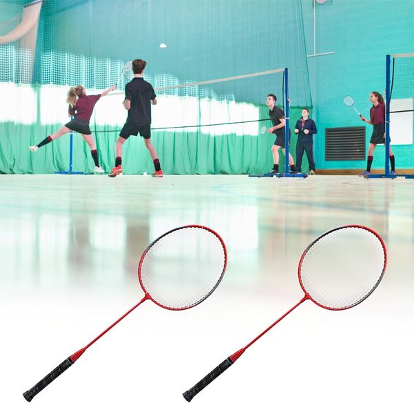 professional pink 2 player badminton racket set outdoor sports children practice badminton racquet with cover bag pink blue
professional pink 2 player badminton racket set outdoor sports children practice badminton racquet with cover bag pink blue