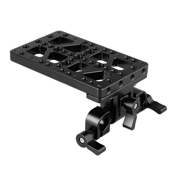 camvate battery backboard cheese plate with 360° swivel 15mm rod clamp for anton bauer gold mount power adapter item code: c2194
camvate battery backboard cheese plate with 360° swivel 15mm rod clamp for anton bauer gold mount power adapter item code: c2194