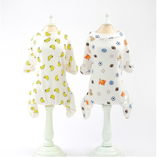 spring summer pet four feet cotton home outfit dog pajamas leisure cartoon fruit pattern pet pajamas
spring summer pet four feet cotton home outfit dog pajamas leisure cartoon fruit pattern pet pajamas