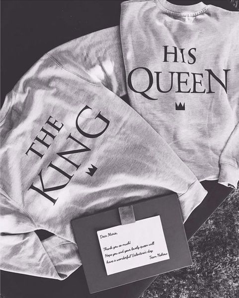 womens autumn desinger couple hoodies letter print crew neck long sleeve king queen valentines day female clothing, Black
womens autumn desinger couple hoodies letter print crew neck long sleeve king queen valentines day female clothing, Black