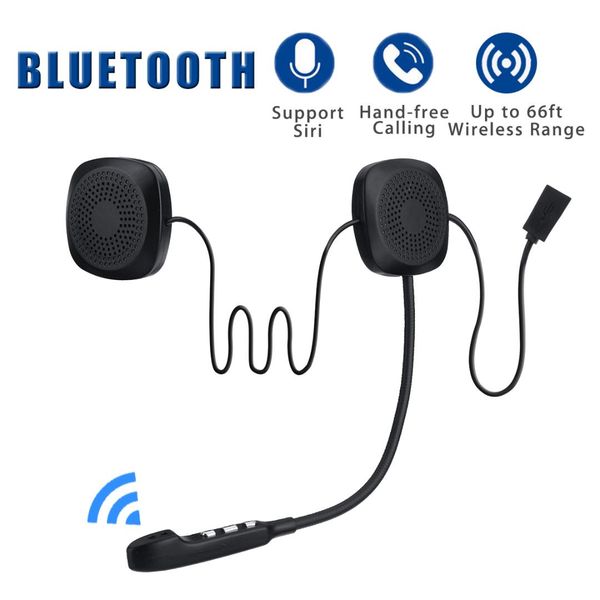 

audew 50m waterproof moto bluetooth wireless anti-interference helmet headset hands bluetooth v4.2 intercom for motorcycle