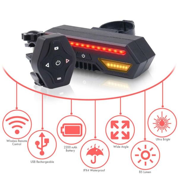 1 set bicycle signal light indicator bike rear light safety turn signals lights usb charging multifunctional
1 set bicycle signal light indicator bike rear light safety turn signals lights usb charging multifunctional