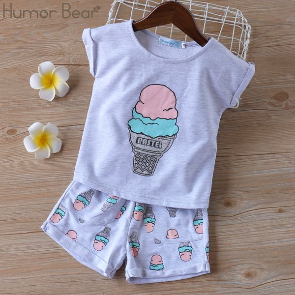 humor bear grils fashion clothing sets korean ice cream printed t-shirt + shorts 2pcs suits baby kids clothing sets, White
humor bear grils fashion clothing sets korean ice cream printed t-shirt + shorts 2pcs suits baby kids clothing sets, White