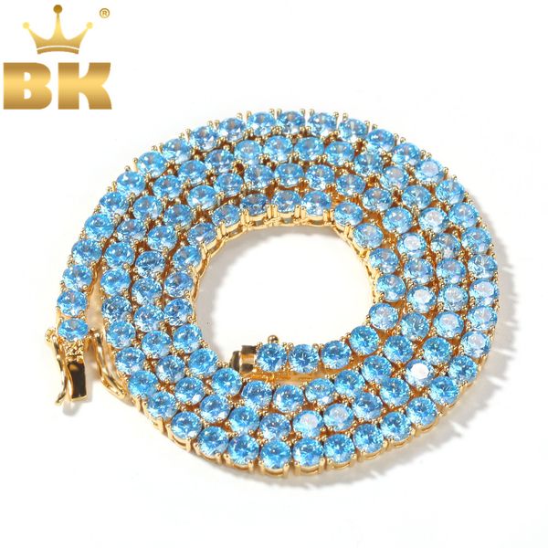 the bling king new style copper baby bule zirconia fashion hiphop 4mm necklaces jewelry bling tennis chains, Silver
the bling king new style copper baby bule zirconia fashion hiphop 4mm necklaces jewelry bling tennis chains, Silver