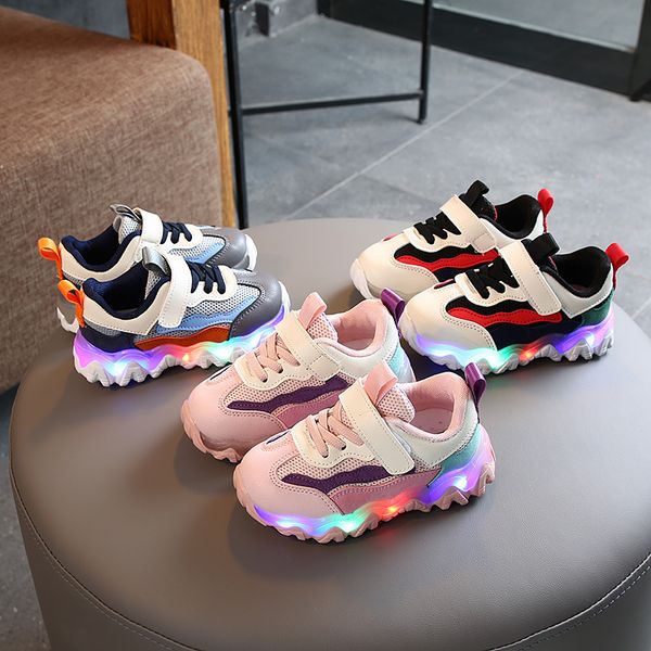 2020 brand baby girls breathable mesh shoes soft bottom toddler boys sneakers fashion led kids luminous shoes tenis infantil, Black;red
2020 brand baby girls breathable mesh shoes soft bottom toddler boys sneakers fashion led kids luminous shoes tenis infantil, Black;red