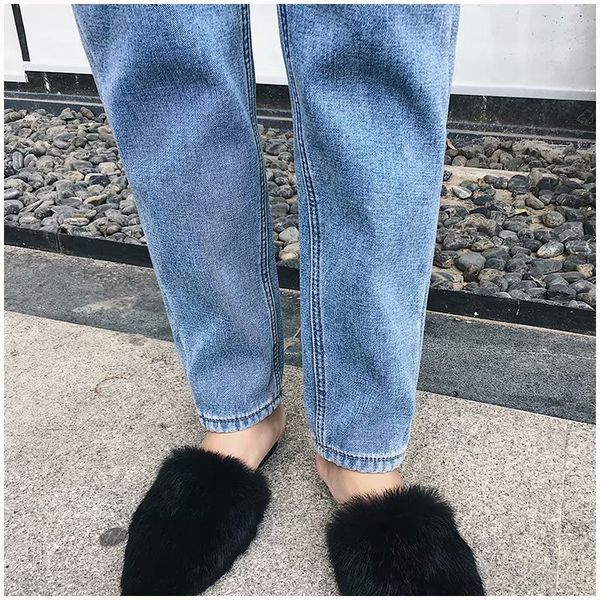 a- 37 2018 autumn and winter new style women's dress high-waisted slim fit cowboy skinny pencil pants jeans women's plus velvet, Blue
a- 37 2018 autumn and winter new style women's dress high-waisted slim fit cowboy skinny pencil pants jeans women's plus velvet, Blue