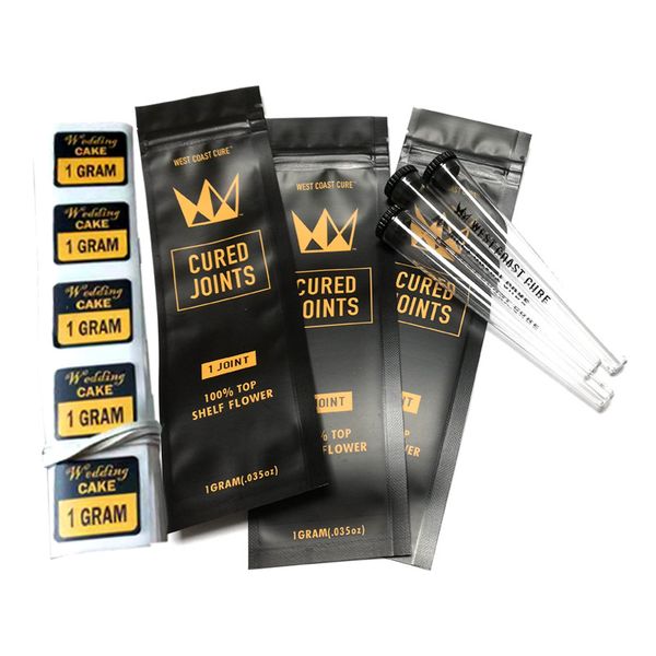 CURED JOINTS 3шт 1PC West Coast Cure BAG ПЛАСТИКОВЫЕ ТРУБЫ Упаковка 2020 moonrock Preroll Предварительно свернутую трубку с наклейками DHL Free
CURED JOINTS 3шт 1PC West Coast Cure BAG ПЛАСТИКОВЫЕ ТРУБЫ Упаковка 2020 moonrock Preroll Предварительно свернутую трубку с наклейками DHL Free