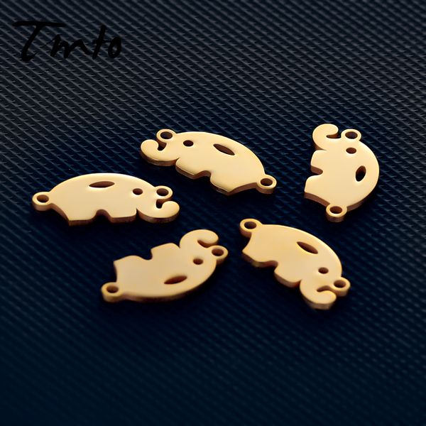 tmto 5pcs stainless steel cute elephant animal charms bracelet connector necklace pendants jewelry making handmade accessories, Bronze;silver
tmto 5pcs stainless steel cute elephant animal charms bracelet connector necklace pendants jewelry making handmade accessories, Bronze;silver