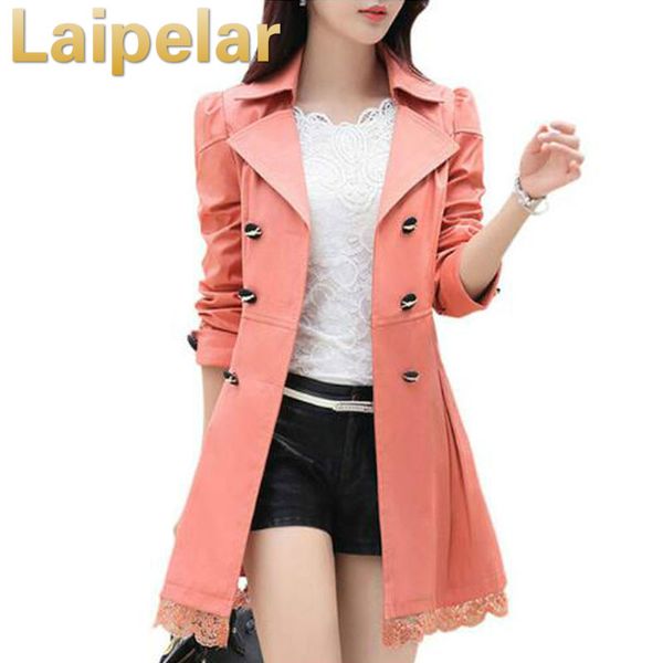 trench coat women double-breasted trenchcoat lace especially female autumn casual windbreaker outwear plussize raincoat laipelar, Tan;black
trench coat women double-breasted trenchcoat lace especially female autumn casual windbreaker outwear plussize raincoat laipelar, Tan;black
