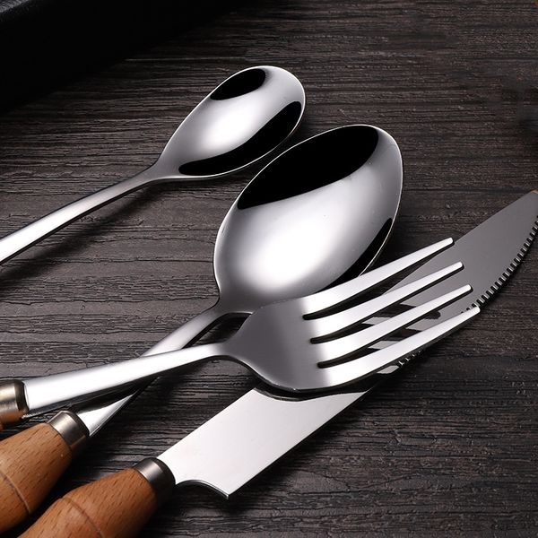 stainless steel cutlery set wooden handle gift box spoon knife fork box wood reusable healthy picnic travel portable dinner
stainless steel cutlery set wooden handle gift box spoon knife fork box wood reusable healthy picnic travel portable dinner