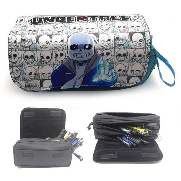 undertale pencil wallet case anime sans stationery bag pen bag zipper purse women handbags makeup bags
undertale pencil wallet case anime sans stationery bag pen bag zipper purse women handbags makeup bags