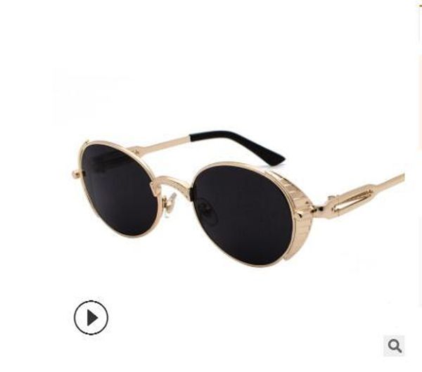 2019 fashion retro round shape sunglasses steampunk fashion sunglasses men's and women's individuality glasses, White;black
2019 fashion retro round shape sunglasses steampunk fashion sunglasses men's and women's individuality glasses, White;black