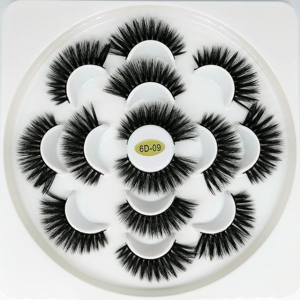 7 pairs 3d mink eye lashes natural hair false eyelashes long 100% dramatic eye makeup fake lashes fluffy nature
7 pairs 3d mink eye lashes natural hair false eyelashes long 100% dramatic eye makeup fake lashes fluffy nature
