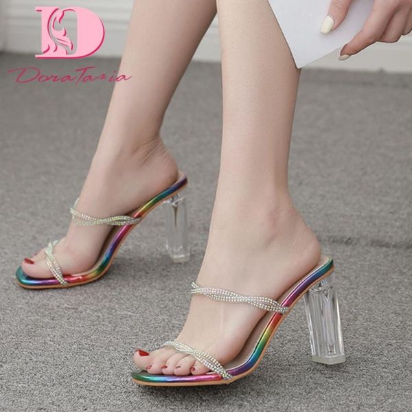 doratasia 2020 new arrivals woman mules sandals square heels peep toe platform crystal pumps summer party woman shoes, Black
doratasia 2020 new arrivals woman mules sandals square heels peep toe platform crystal pumps summer party woman shoes, Black
