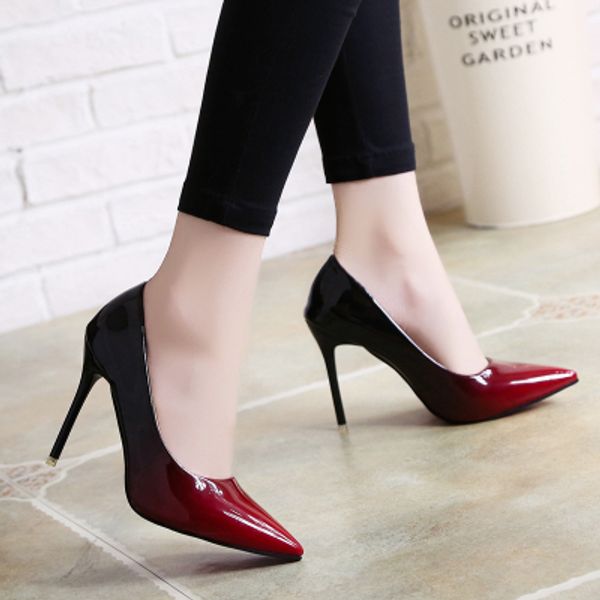 new elegant single women shoes stilettos high heels 12cm pumps shoes patent leather thin heels lady wedding shoes ol female, Black
new elegant single women shoes stilettos high heels 12cm pumps shoes patent leather thin heels lady wedding shoes ol female, Black