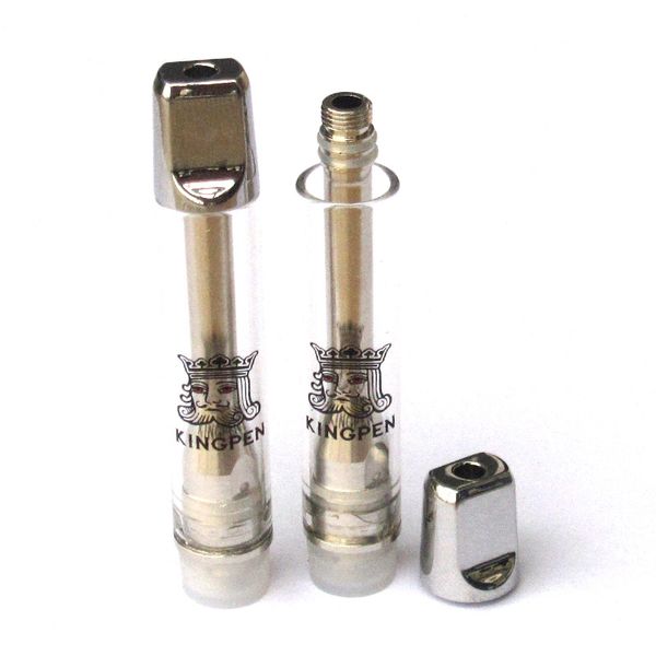 Kingpen 710 Cartridges King pen empty with Gift Box Package 1.0ml Glass Tank Ceramic Coil Vape Atomizer with red Stickers
Kingpen 710 Cartridges King pen empty with Gift Box Package 1.0ml Glass Tank Ceramic Coil Vape Atomizer with red Stickers