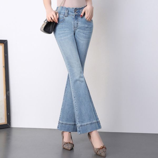 jeans woman autumn new temperament korean-style jeans high waist women's fashion casual, Blue
jeans woman autumn new temperament korean-style jeans high waist women's fashion casual, Blue
