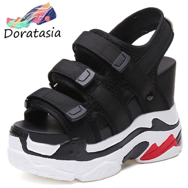 doratasia super high клинья обувь 2020 ins высокая платформа сандалии лета женщин охладить смешанного цвета сандалии, Black
doratasia super high клинья обувь 2020 ins высокая платформа сандалии лета женщин охладить смешанного цвета сандалии, Black