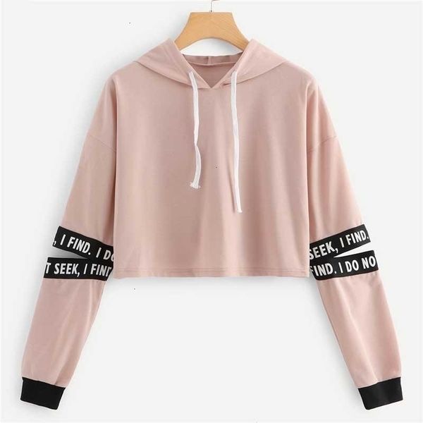 women clothing women hoodies pink letter drawstring hoodie cut out sleeve crop sweatshirt women casual autumn clothing hooded long sleeve, Black
women clothing women hoodies pink letter drawstring hoodie cut out sleeve crop sweatshirt women casual autumn clothing hooded long sleeve, Black